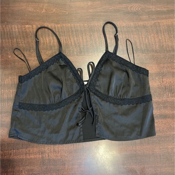Love Tree Women’s Tank Top Large Adjustable Straps Black - Picture 1 of 7